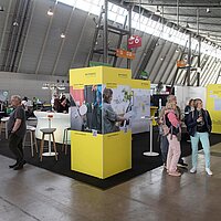 Der Messestand der e-mobil BW auf der i-Mobility 2026.