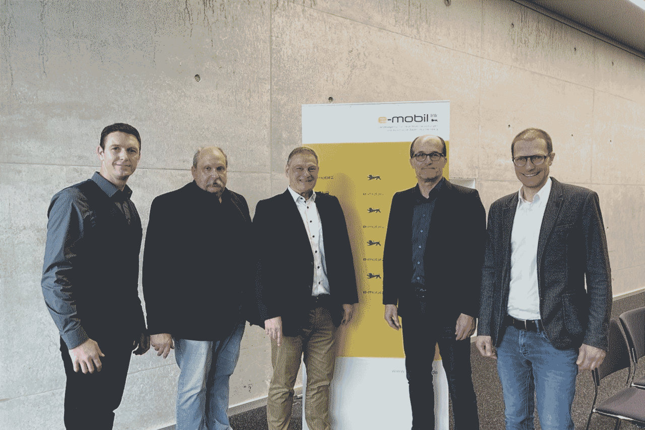 Fünf Referenten vor e-mobil BW Roll-up