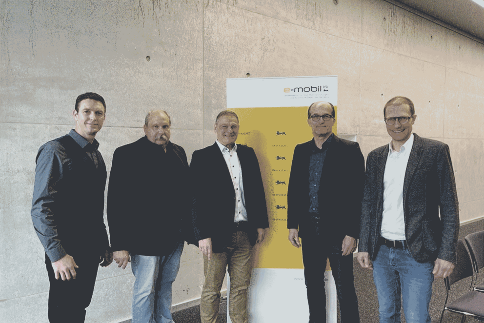 Fünf Referenten vor e-mobil BW Roll-up