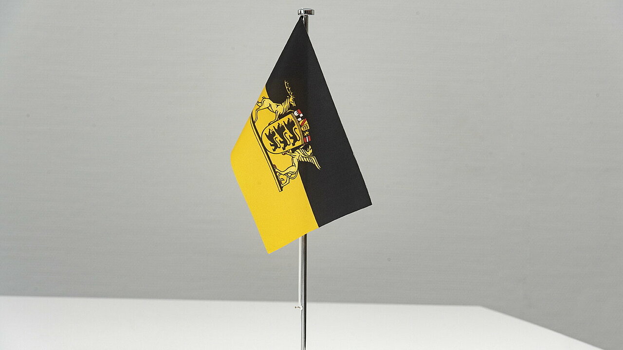 Flagge von Baden-Württemberg