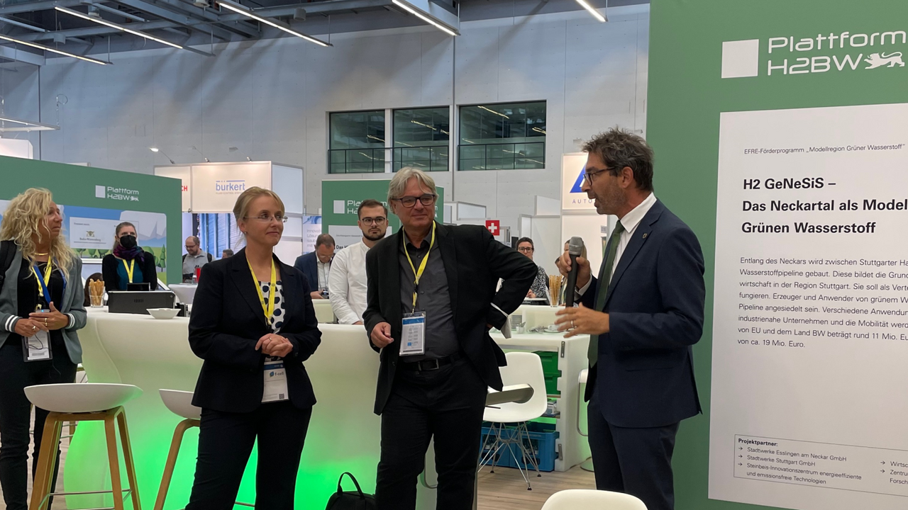 Plattform H2BW Rundgang auf der f-cell 2022