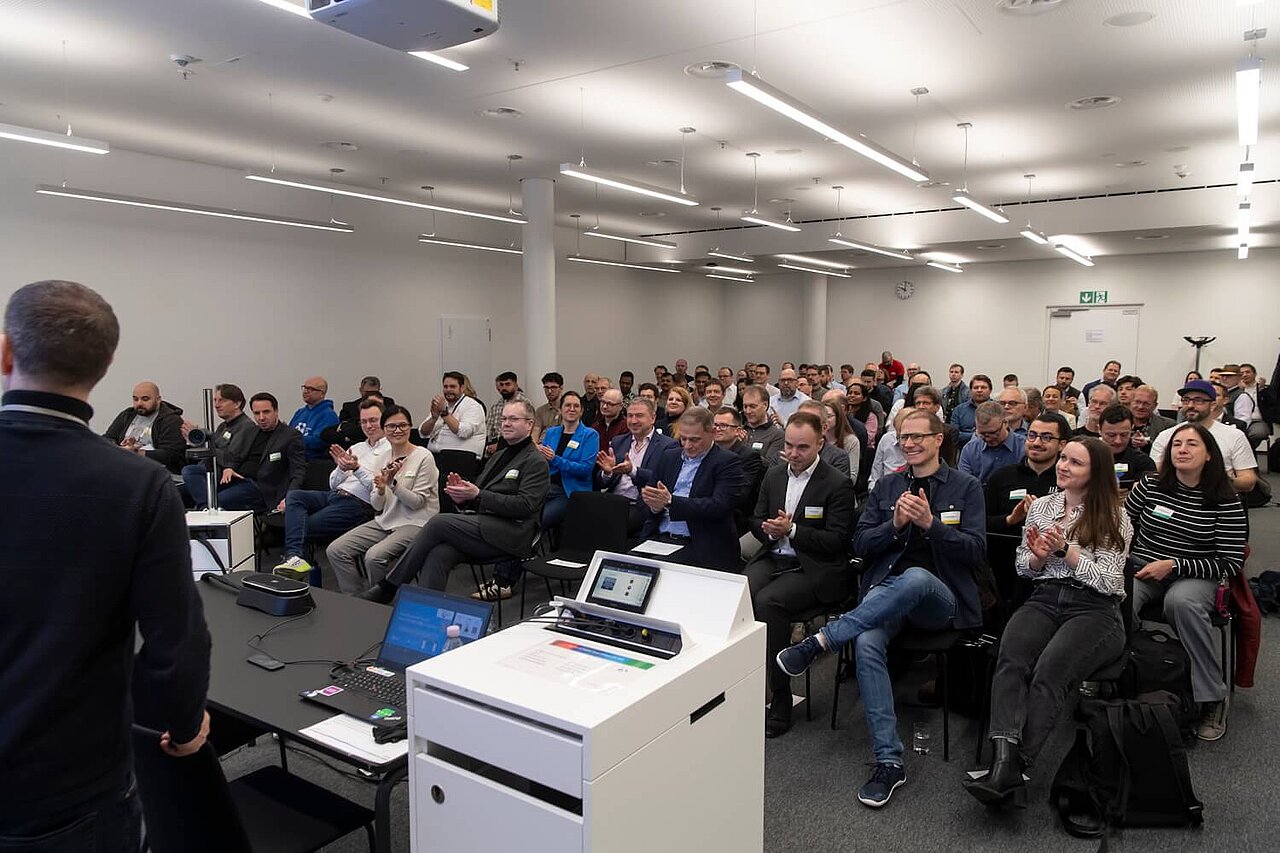 Teilnehmende bei der OpenChain and Friends-Veranstaltung 2026.
