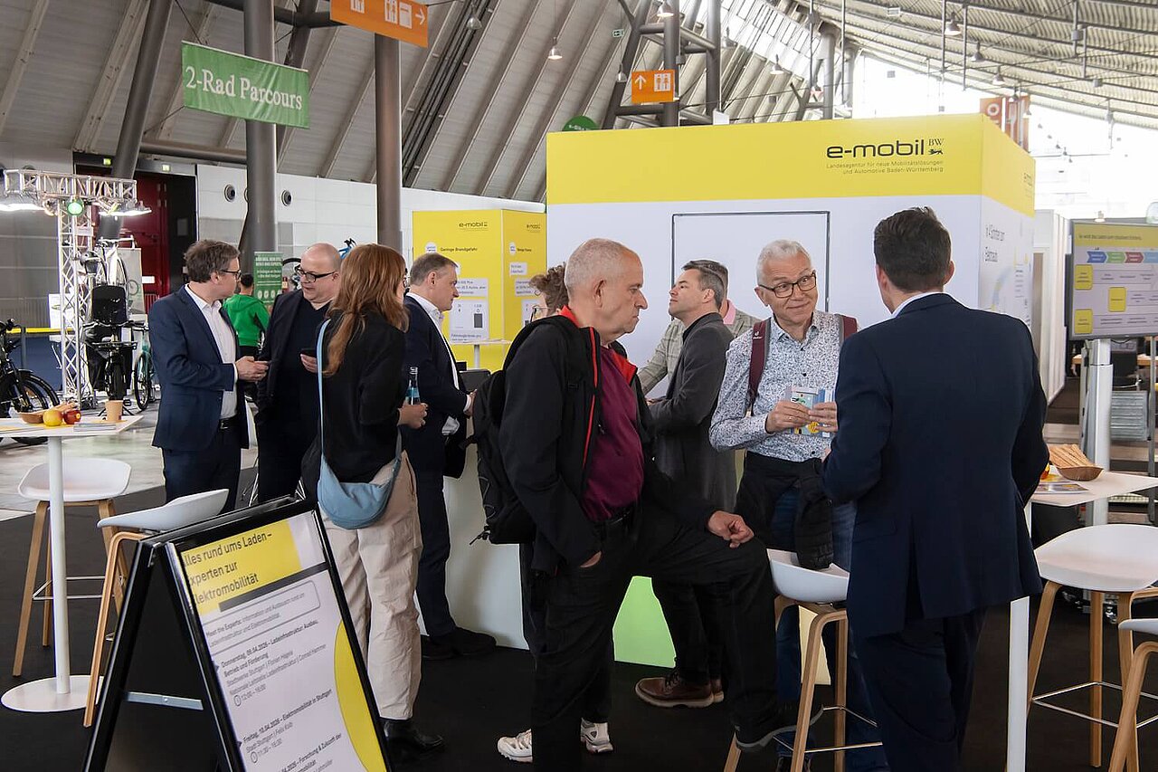 Aufnahme des Messestands auf der i-Mobility 2026.
