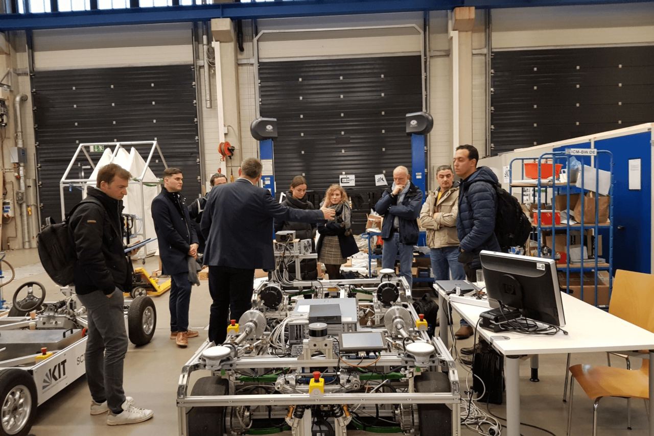 The KIT Campus Ost presents its research activities to the members of the Pole SCS.