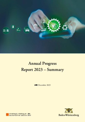 Sixth annual progress report 2023 – Strategic Dialogue for the Automotive Sector in Baden-Württemberg
