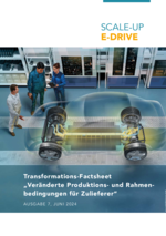Transformations-Factsheet „Veränderte Produktions- und Rahmenbedingungen für Zulieferer"