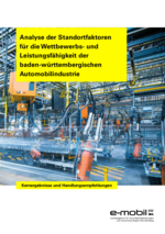 Standortfaktoren für die Wettbewerbs- und Leistungsfähigkeit der Automobilindustrie in BW - Kurzfassung